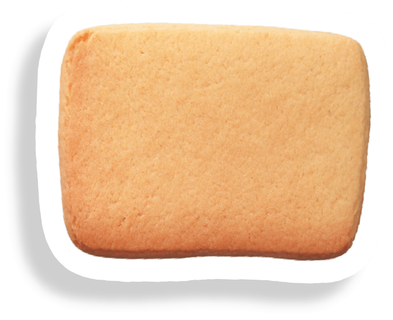 長方形クッキーのイメージ