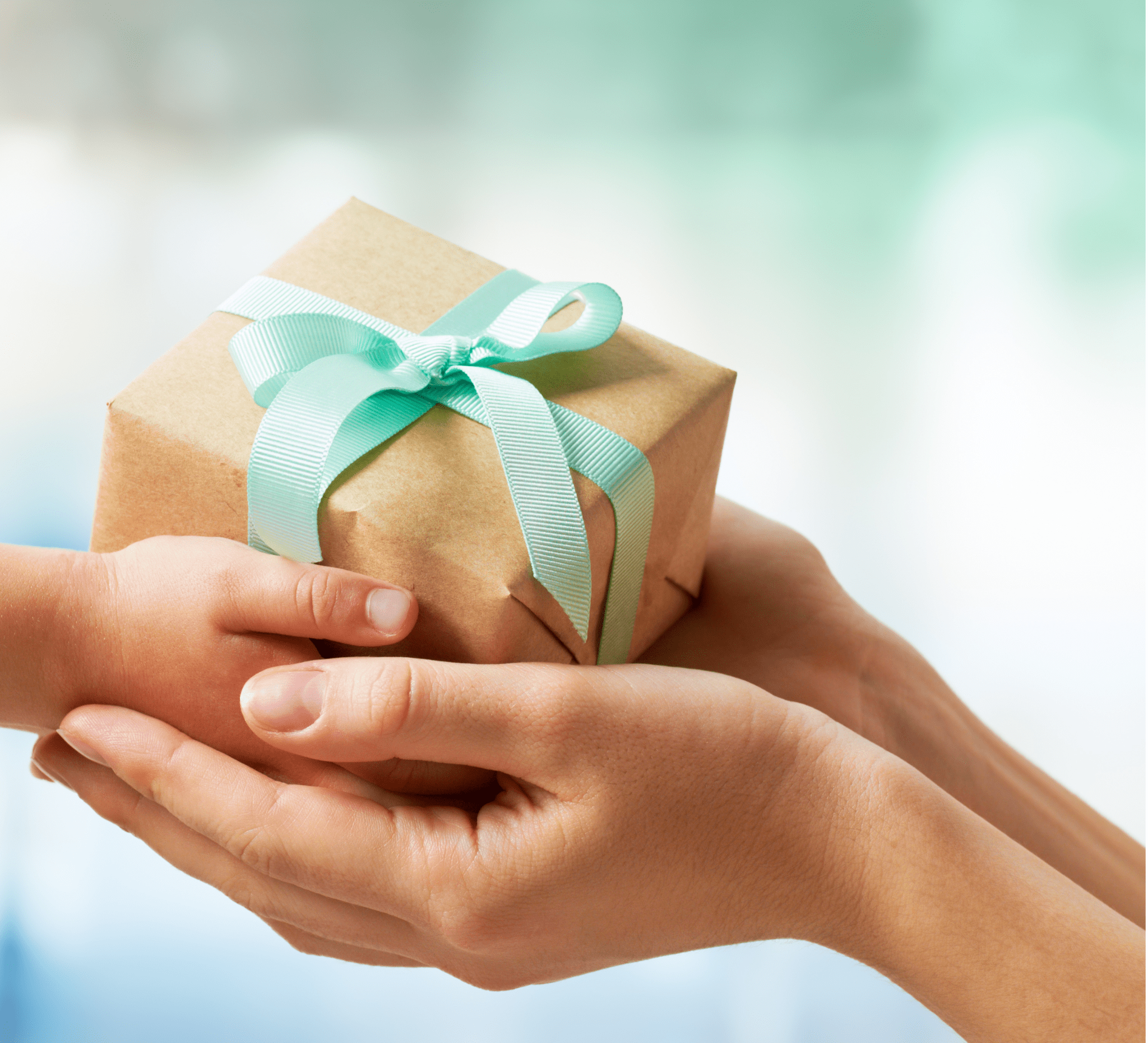 メッセージを添えたプリントクッキーのギフト